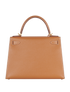Kelly II Sellier 28 Epsom 37 Gold, back view